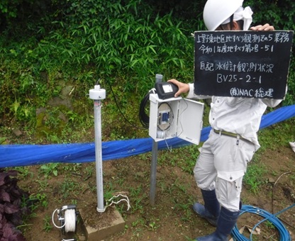 畑地区砂防(地すべり)調査業務(調査･観測)