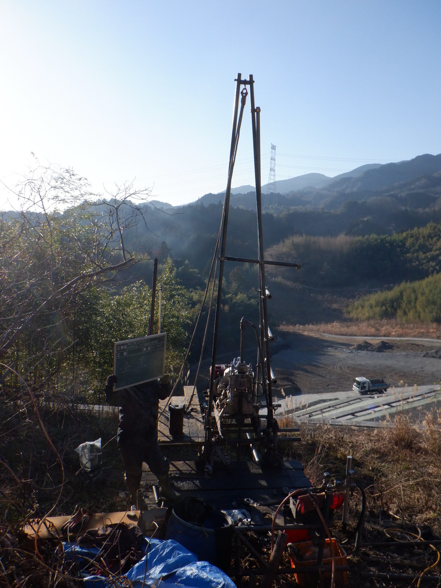 吉原田原地区地すべり調査観測解析業務(観測･調査)