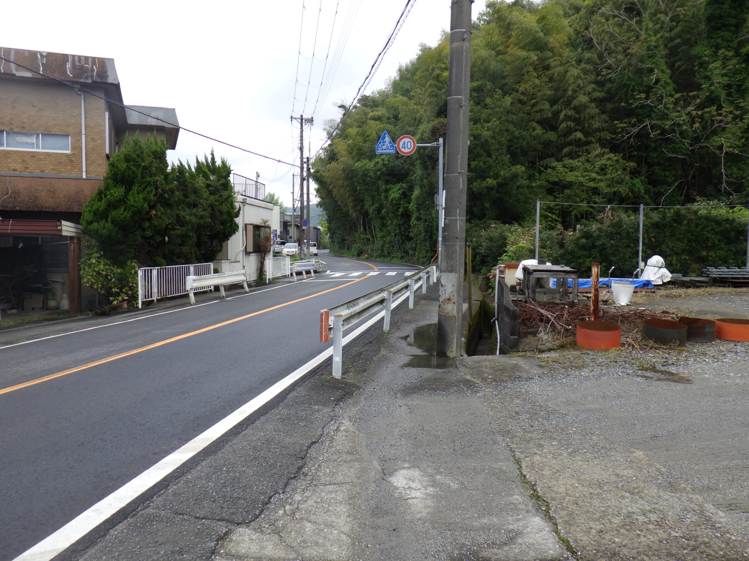 小野田内原線通学路緊急対策設計業務(道路)