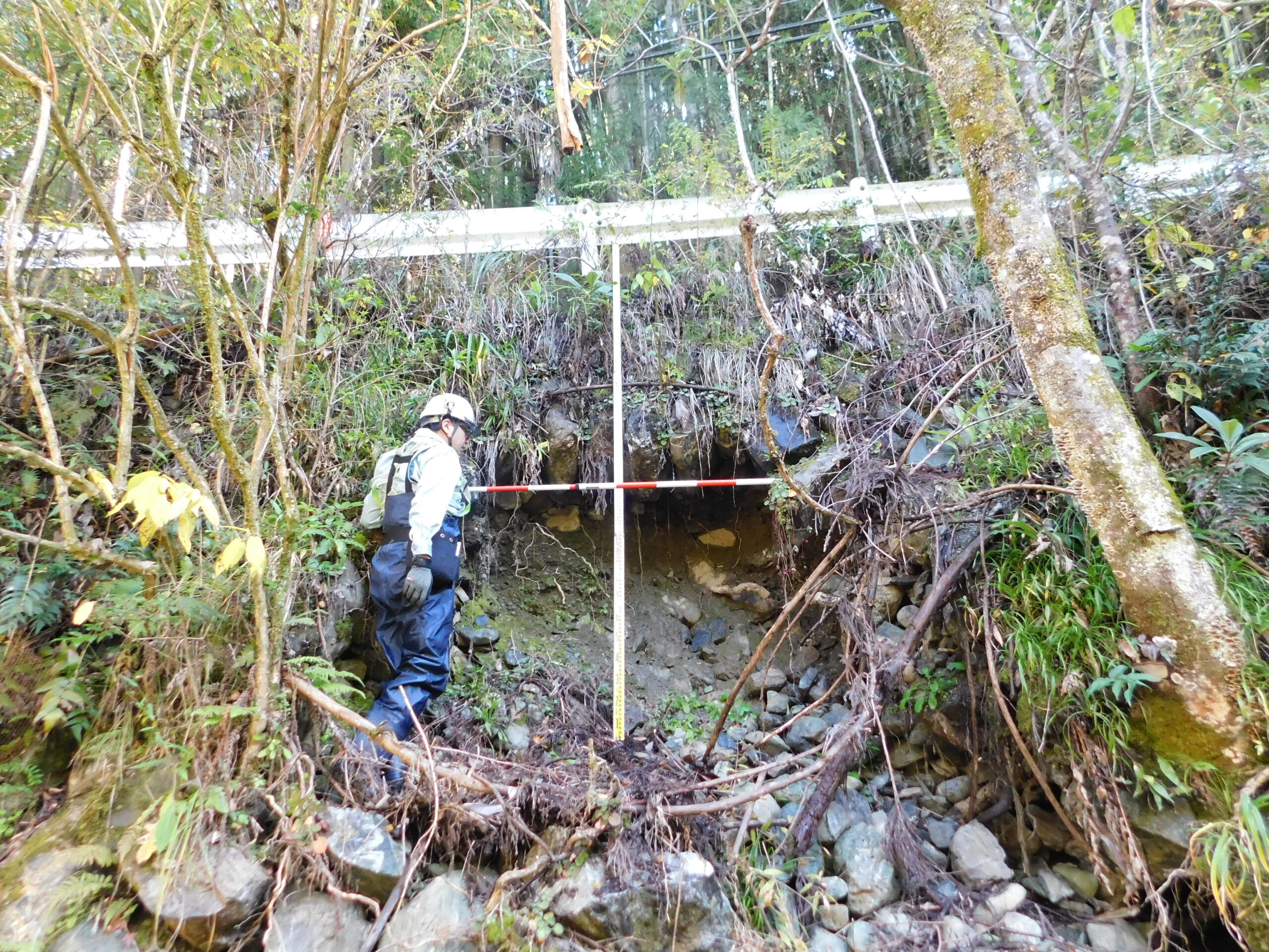 町道梅本線外道路災害測量設計業務委託(道路･河川)